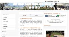 Desktop Screenshot of mesto.strazov.cz